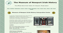 Desktop Screenshot of newportirishhistory.org